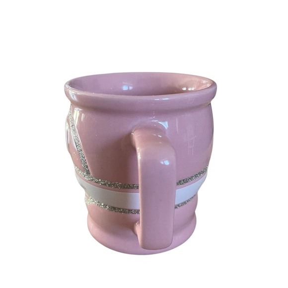 Encore MLB 2009 Chicago Cubs 3 D Logo Coffee Mug  Pink, White / Silver Accents - Picture 5 of 9